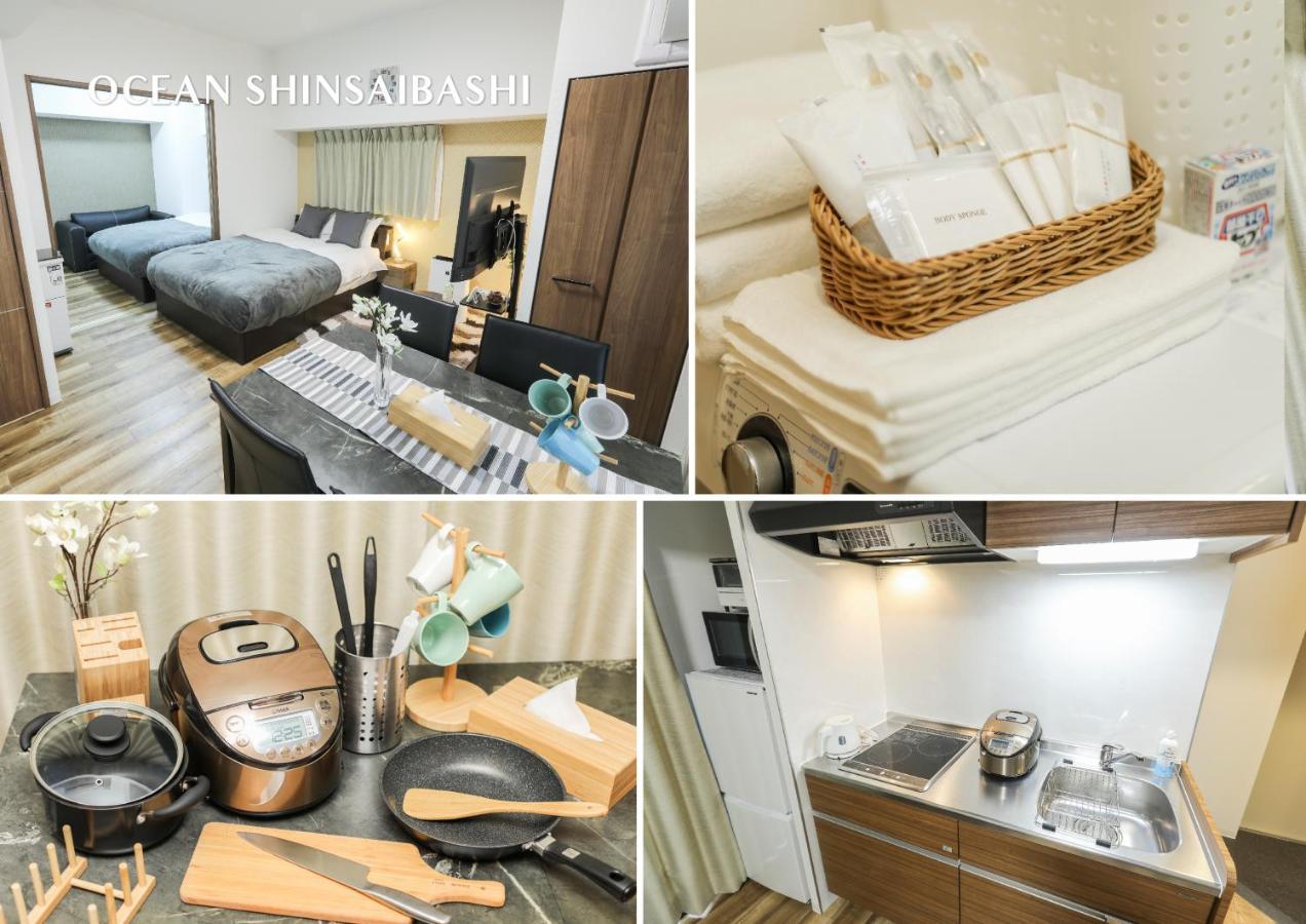 Ocean Shinsaibashi Apartment Osaka Bagian luar foto