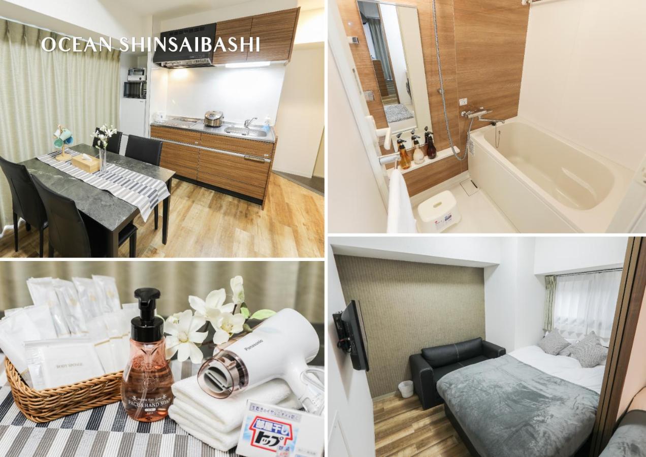 Ocean Shinsaibashi Apartment Osaka Bagian luar foto