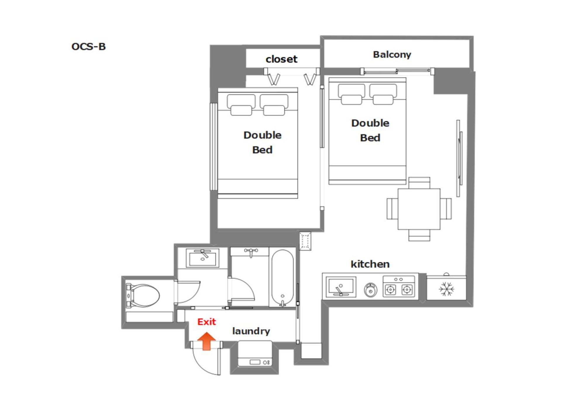 Ocean Shinsaibashi Apartment Osaka Bagian luar foto